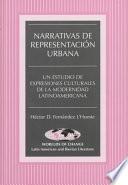 Libro Narrativas de representación urbana