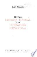 Libro Nueva historia manual de la literatura española