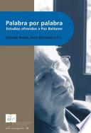 Libro Palabra por palabra