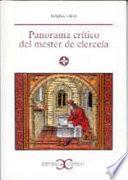 Libro Panorama crítico del mester de clerecía