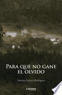 Libro Para que no gane el olvido