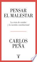 Libro Pensar el malestar