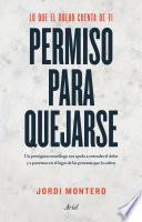 Libro Permiso para quejarse