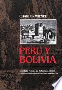 Libro Perú y Bolivia. Relato de viaje