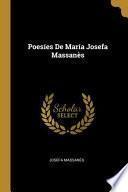 Libro Poesíes De María Josefa Massanès