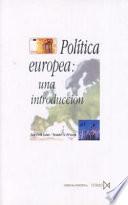 Libro Política Europea