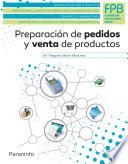 Libro Preparación de pedidos y venta de productos.