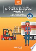 Libro Prevención de riesgos laborales : personal de transporte y estiba en camión y contenedor
