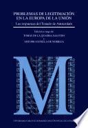 Libro Problemas de legitimación en la Europa de la Unión
