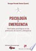 Libro Psicología y emergencia