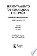 Libro Reasentamiento de refugiados en España
