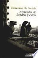 Libro Recuerdos de Londres y París