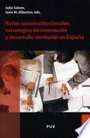 Libro Redes socioinstitucionales, estrategias de innovación y desarrollo territorial en España