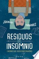 Libro Residuos del insomnio