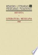 Libro Revista de literatura mexicana, 1940