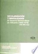 Libro Secularización y mentalidades