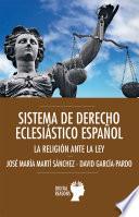 Libro Sistema de Derecho Eclesiástico español
