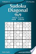 Libro Sudoku Diagonal 9x9 - Difícil a Experto - Volumen 6 - 276 Puzzles