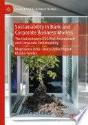 Libro Sustainability in Bank and Corporate Business Models