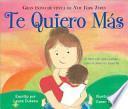 Libro Te Quiero Más