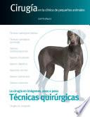 Libro Técnicas quirúrgicas. Cirugía en la clínica de pequeños animales