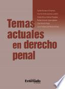 Libro Temas actuales en derecho penal