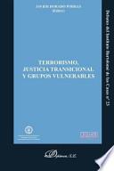 Libro Terrorismo, justicia transicional y grupos vulnerables