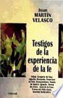 Libro Testigos de la experiencia de la fe