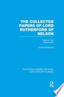 Libro The Collected Papers of Lord Rutherford of Nelson