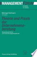 Libro Theorie und Praxis der Unternehmensberatung