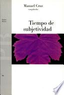 Libro Tiempo de subjetividad