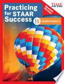 Libro TIME FOR KIDS® Practicing for STAAR Success: Mathematics: Grade 5 (Spanish Version)