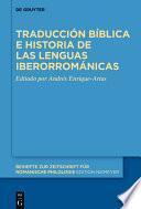 Libro Traducción bíblica e historia de las lenguas iberorrománicas