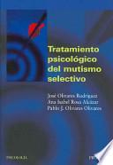 Libro Tratamiento psicológico del mutismo selectivo