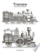 Libro Trenes libro para colorear para adultos 1