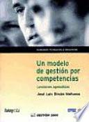 Libro Un modelo de gestión por competencias