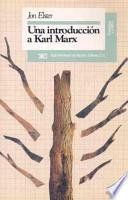 Libro Una introducción a Karl Marx