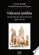 Libro Valencia inédita