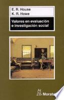 Libro Valores en evaluación e investigación social