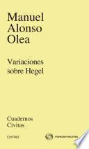 Libro Variaciones sobre Hegel