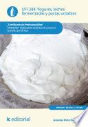 Libro Yogures, leches fermentadas y pastas untables. INAE0209
